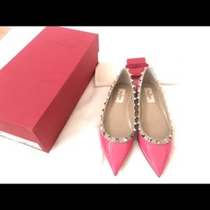 Valentino Rockstud Flat Pink 36.5